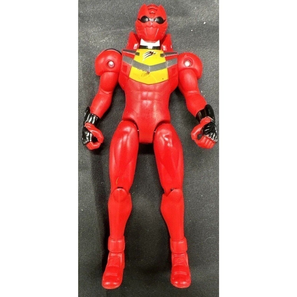 Power Rangers Jungle Fury RED TIGER STRIKE RIDER Ranger Bandai Action Figure